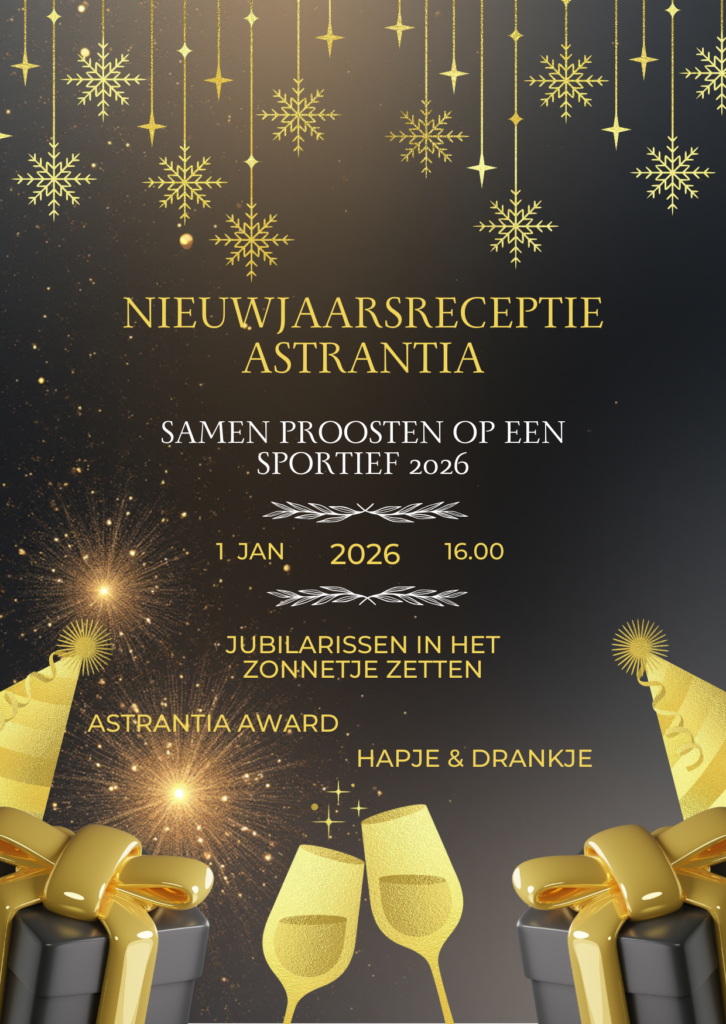 Uitnodiging nieuwjaarsreceptie SV Astrantia